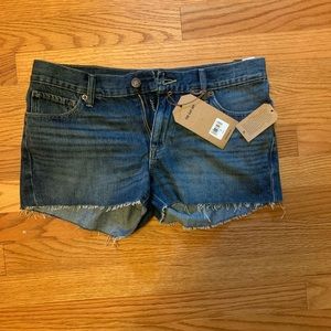 NWT Lucky Brand The Cut Off Denim Shorts